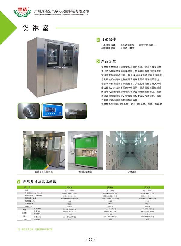 自動(dòng)移門(mén)風(fēng)淋室的詳細(xì)資料